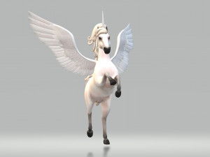 Character Fantasy Unicorn Ready to Print 3D Print Model