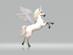 Character Fantasy Unicorn Ready to Print 3D Print Model