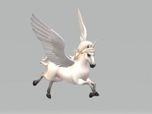 Character Fantasy Unicorn Ready to Print 3D Print Model