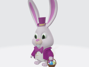 Bunny Character Ready to Print 3D Print Model