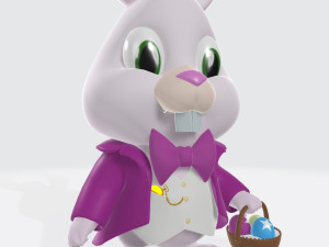 Bunny Character Ready to Print 3D Print Model