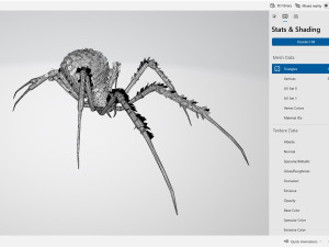 Black Widow Spider Ready to Print 3D Print Model