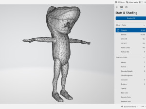 Female Shark Costume Blue Ready to Print 3D Print Model