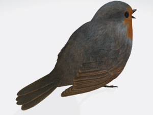 Singing Robin Ready to Print 3D Принт Модель