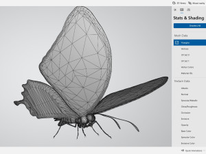 Ulysses Butterfly Ready to Print Model Cetak 3D