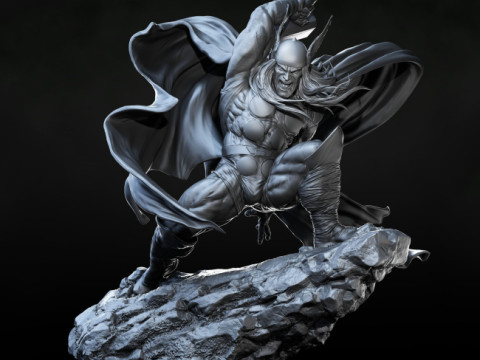 Thor Figurine STL Ready to Print 3D 打印模型