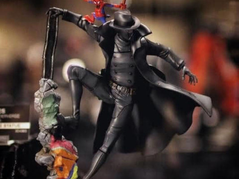 Spiderman Noir Washed Sculpture Ready to Print 3D 打印模型