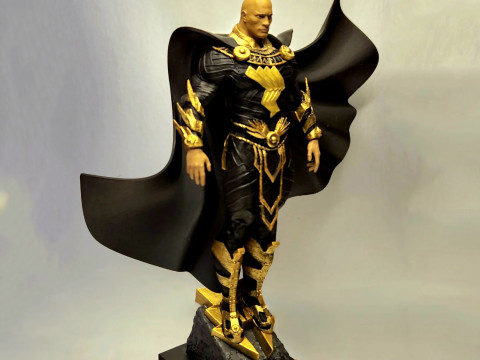 Black Adam Sculptures STL Ready to Print 3D 打印模型