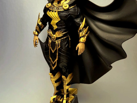 Black Adam Sculptures STL Ready to Print 3D 打印模型