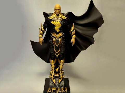 Black Adam Sculptures STL Ready to Print 3D 打印模型