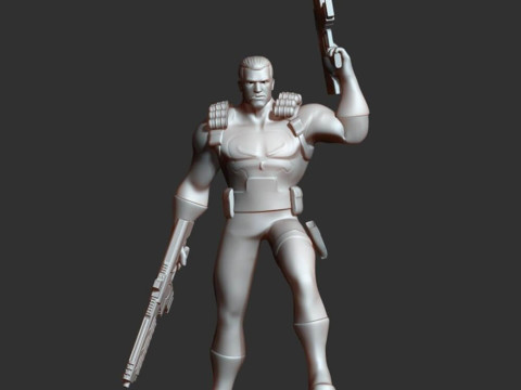 The Punisher Figurines Ready to Print Modelo de Impressão 3D