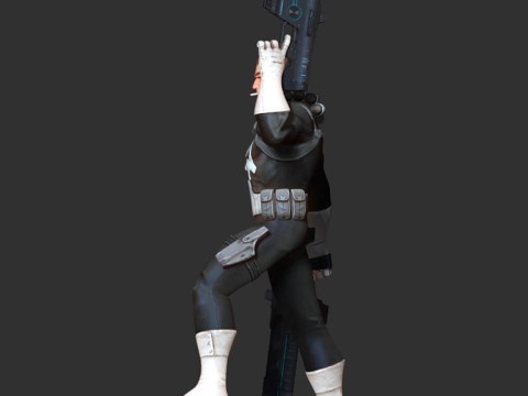 The Punisher Figurines Ready to Print Modelo de Impressão 3D