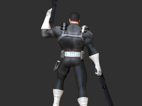 The Punisher Figurines Ready to Print Modelo de Impressão 3D