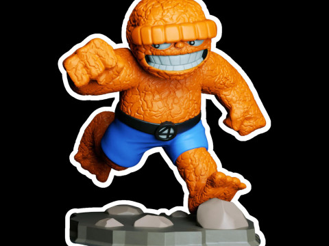 The Thing Chibi Ready to Print 3D 打印模型