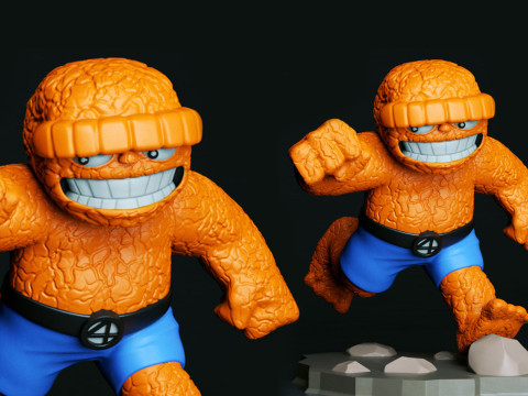 The Thing Chibi Ready to Print 3D Print Model