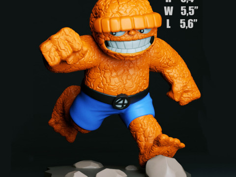 The Thing Chibi Ready to Print 3D Print Model