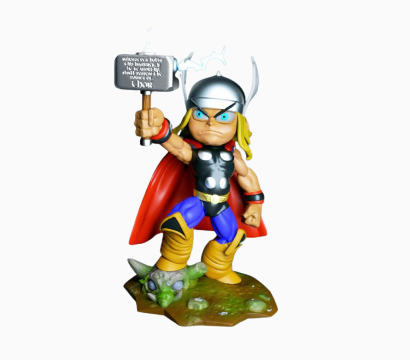 Thor Chibi Ready to Print 3D 프린트 모델 .c4d .max .obj .3ds .fbx .stl .blend 