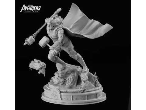 Thor End Game Figurines Ready to Print Modello di stampa 3D