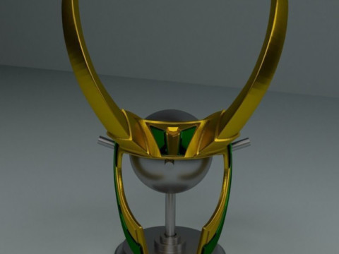 Loki Ragnarok Helmet Ready to Print Modelo de impresión 3D