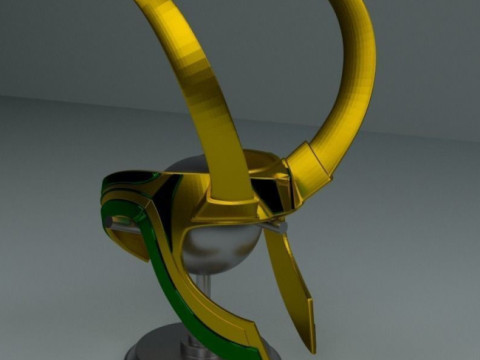 Loki Ragnarok Helmet Ready to Print Modelo de impresión 3D