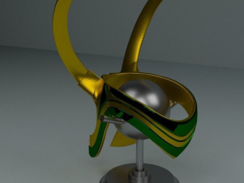 Loki Ragnarok Helmet Ready to Print Modelo de impresión 3D