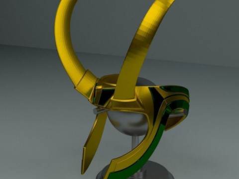 Loki Ragnarok Helmet Ready to Print Modelo de impresión 3D