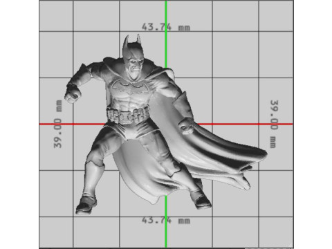 Batman Minatures Ready to Print 3D 프린트 모델