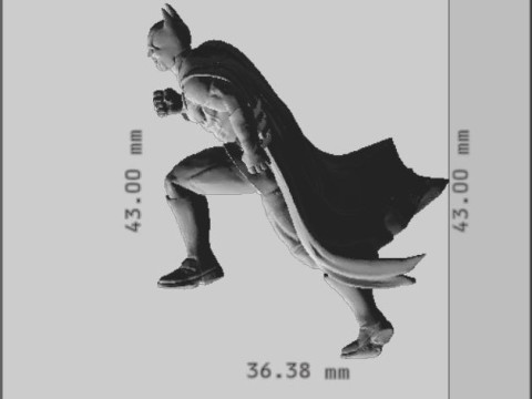 Batman Minatures Ready to Print 3D 프린트 모델