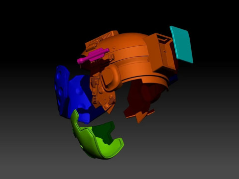 Cyberpunk 2077 Doctor Helmet STL 3D Print Files 3D Print Model