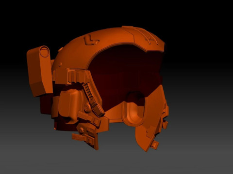 Cyberpunk 2077 Warrior Helmet STL 3D Print Files 3Dプリントモデル