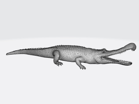 Sarcosuchus Ready to Print 3D 프린트 모델
