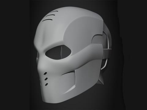 Crossbones Helmet Ready to Print 3D 打印模型