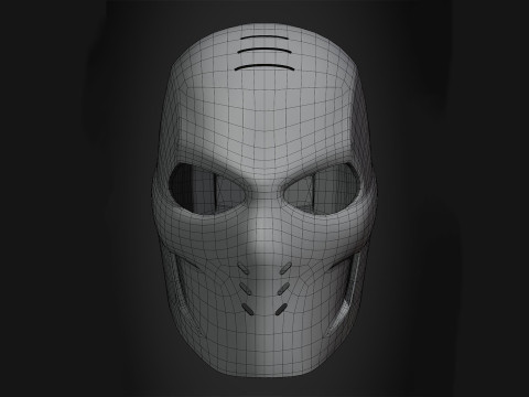 Crossbones Helmet Ready to Print Modelo de impresión 3D