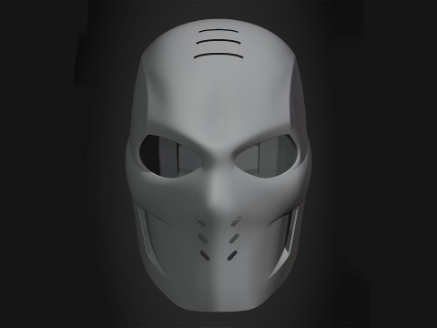 Crossbones Helmet Ready to Print Modelo de impresión 3D