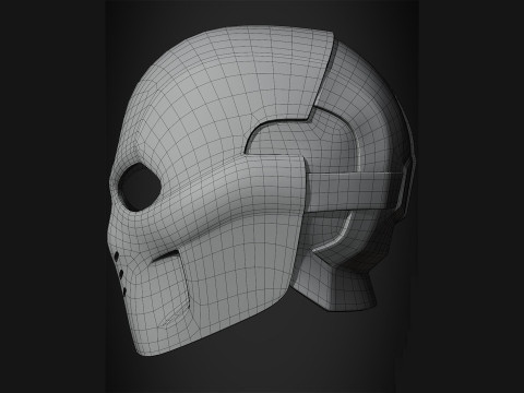 Crossbones Helmet Ready to Print Modelo de impresión 3D