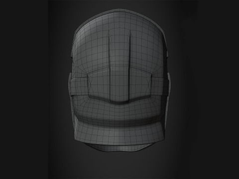 Crossbones Helmet Ready to Print Modelo de impresión 3D