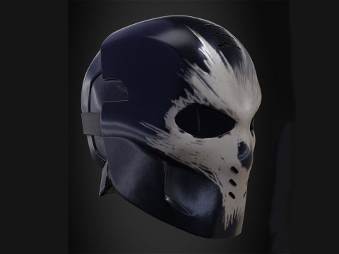 Crossbones Helmet Ready to Print Modelo de impresión 3D