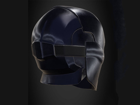 Crossbones Helmet Ready to Print Modelo de impresión 3D