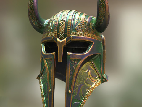 Blacksmith Helmet Ready to Print 3D 打印模型