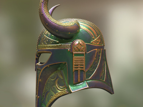 Blacksmith Helmet Ready to Print 3D 打印模型