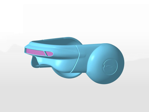 X-Men Cyclops Laser Beam Visor Glasses Ready to Print 3D Baskı Modeli