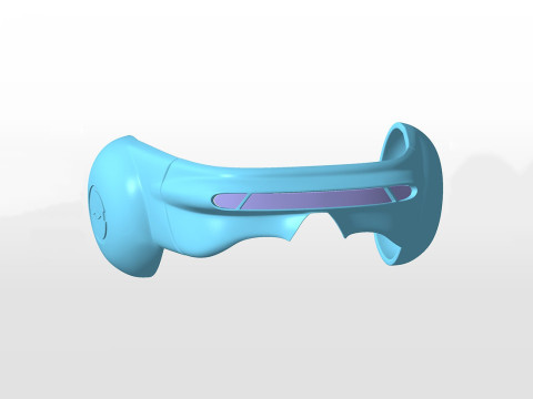 X-Men Cyclops Laser Beam Visor Glasses Ready to Print 3D Baskı Modeli