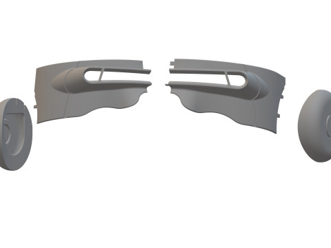X-Men Cyclops Laser Beam Visor Glasses Ready to Print 3D Baskı Modeli