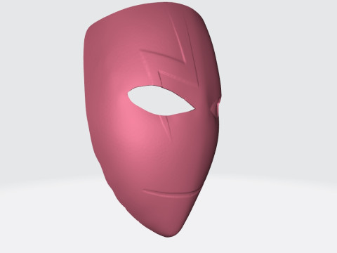 Hei Mask Darker Than Black Ready to Print 3D Print Model