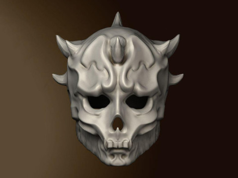 Darth Maul Samurai Mask Ready to Print 3D 打印模型