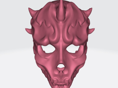 Darth Maul Samurai Mask Ready to Print 3D प्रिंट मॉडल