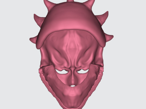 Darth Maul Samurai Mask Ready to Print 3D प्रिंट मॉडल