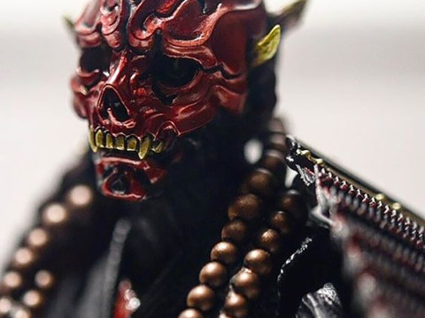 Darth Maul Samurai Mask Ready to Print 3D प्रिंट मॉडल