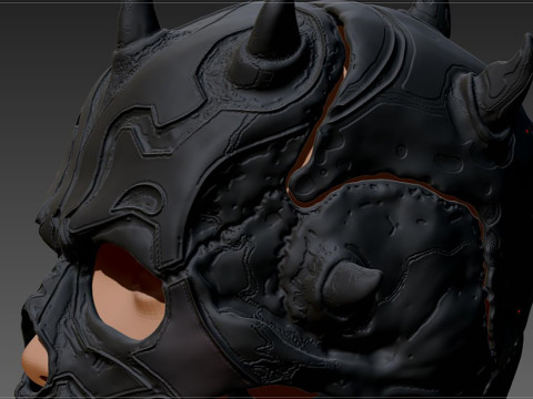 Darth Maul Skull Helmet Ready to Print 3D-printmodel