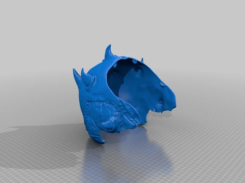 Darth Maul Skull Helmet Ready to Print 3D-printmodel